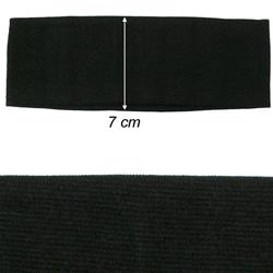 FASCIA LARGA NERA 7 CM